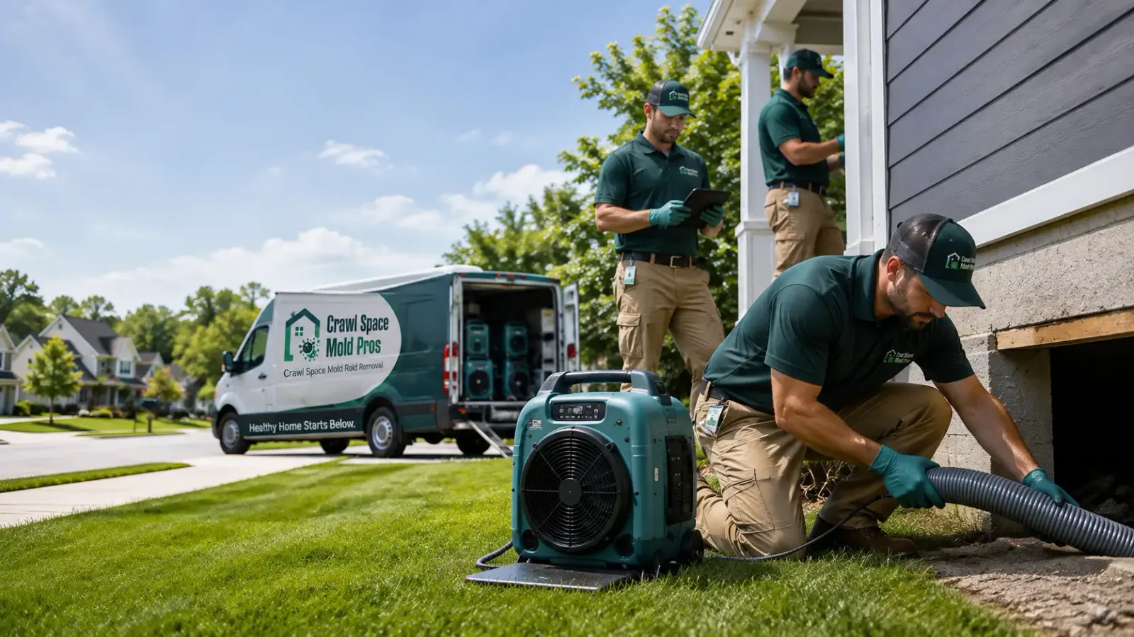 Crawl Space Mold Removal in Bern, ID